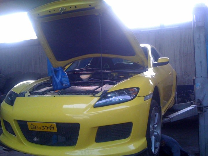 Mazda RX8 - 2006 Yellow Cabby Image-1