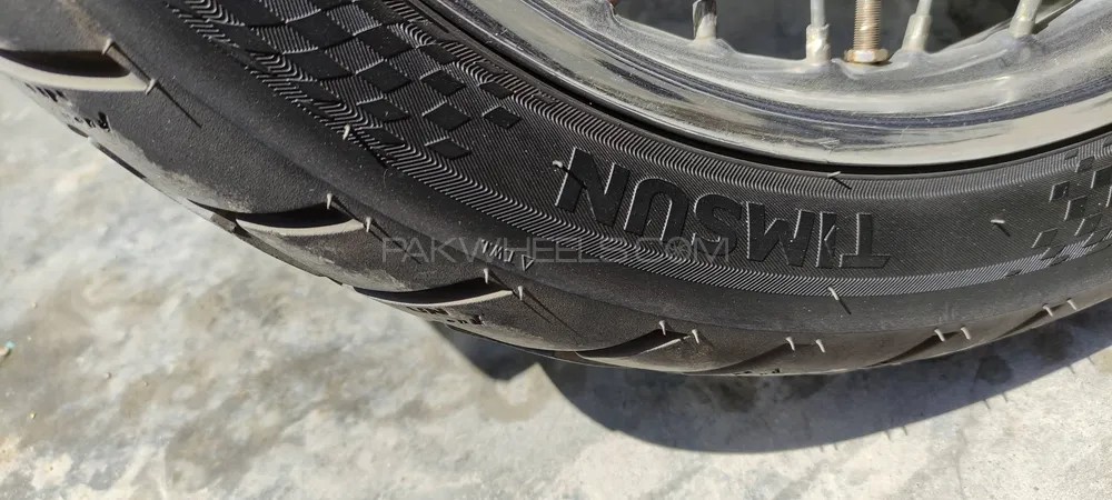 timsun.100/90/18 back tyre /servis 275.80.18 frount tyre Image-1