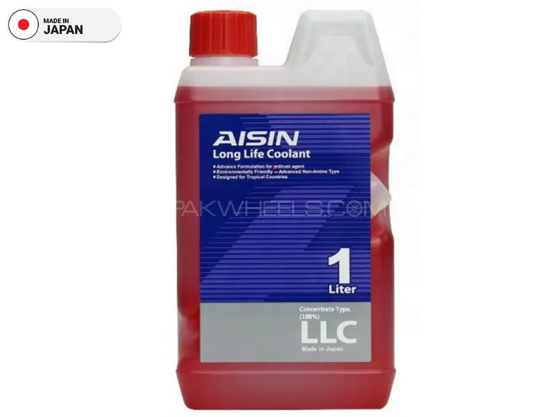 AISIN LONG LIFE COOLANT - RED - 1 LITRE - MADE IN JAPAN Image-1