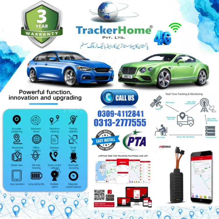 4G Car Tracker, No Annual Fee,Track and Control with Ease. Image-1