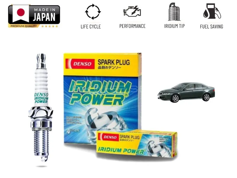 Honda Accord CL7 Denso Iridium Spark Plug - 4 Pieces Made in Japan