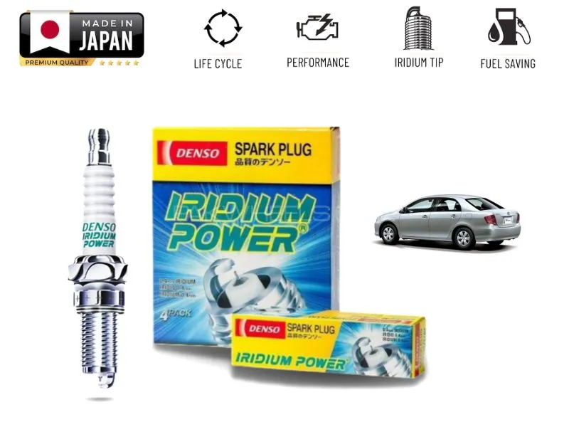 Toyota Corolla Axio 2006-2012​ Denso Iridium Spark Plug - 4 Pieces Made in Japan Image-1