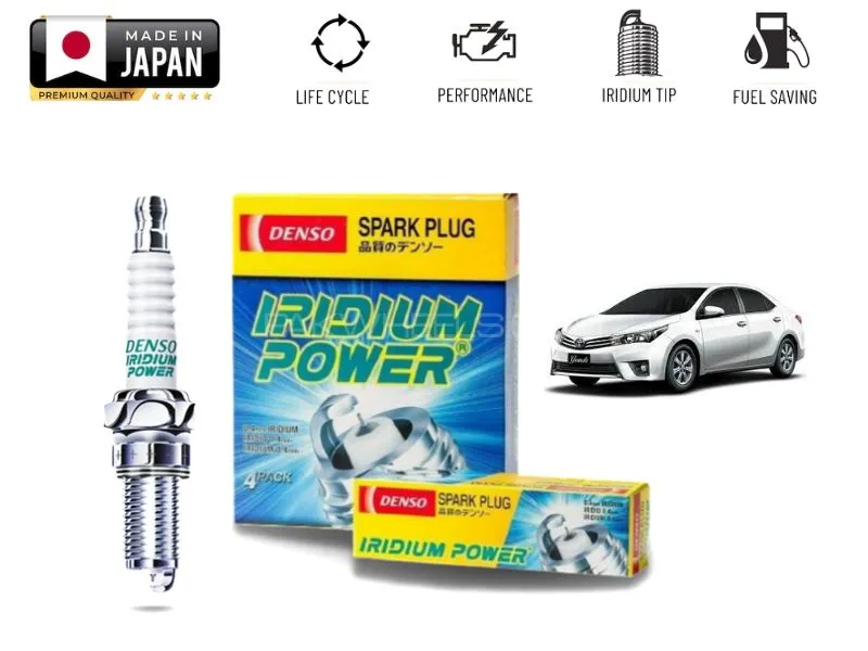 Toyota Corolla Xli 2014-2024 Denso Iridium Spark Plug - 4 Pieces Made in Japan