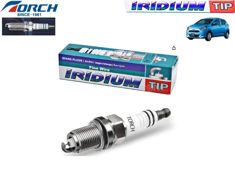 Daihatsu Mira 2017-2024 Torch Iridium Spark Plug 3 Pieces 