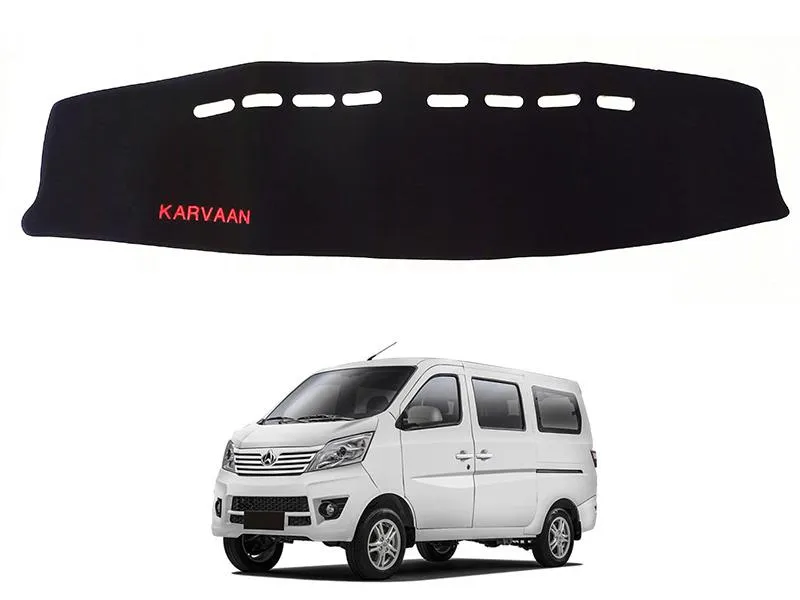 Changan karwan dashboard cover carpet matrial black  Image-1