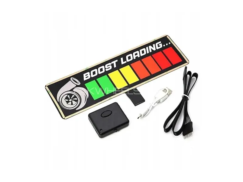 Boost Loading LED Car Window Sticker Windshield Electric Safety Decal Decoration Sticker Auto 1 Pc Image-1