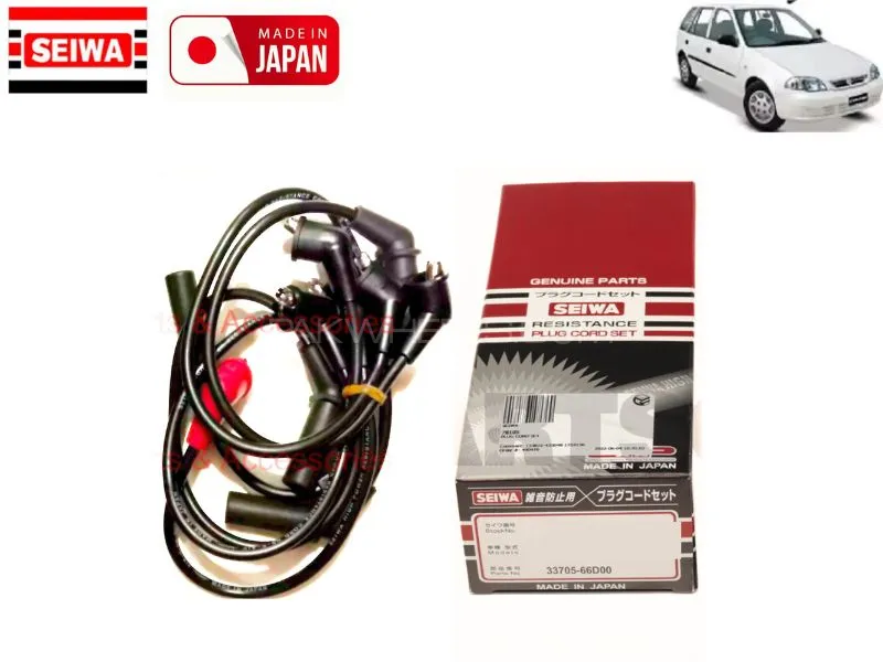 Suzuki Cultus 2000-2007 Seiwa Spark Plug Wires Set - Made In Japan
