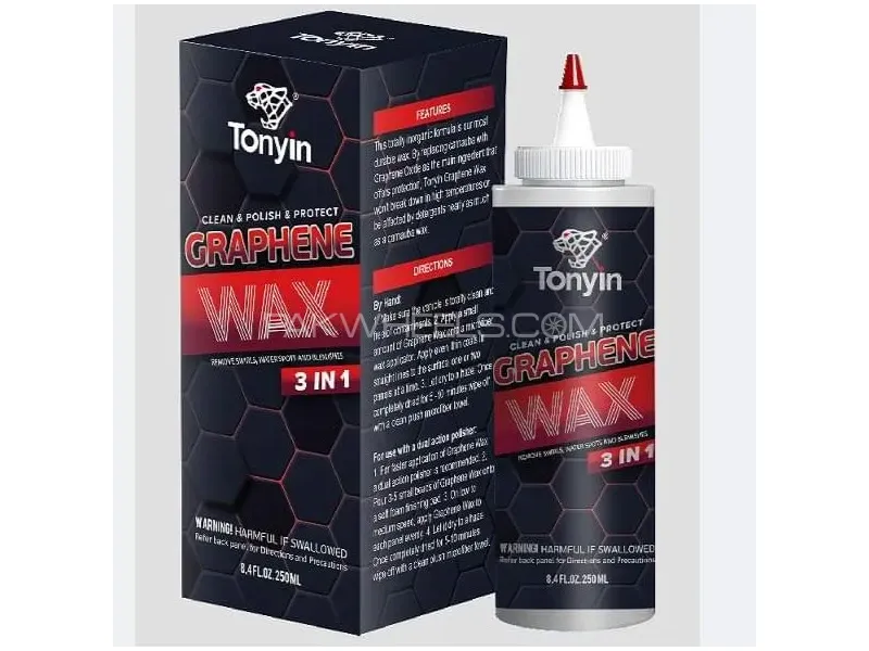 Tonyin Graphene Paste Wax 3 In 1 Clean Polish & Protect Image-1