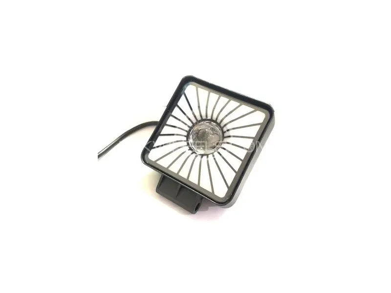 Universal Square LED Car ExtraLight 4.5 Inch with White Lighting And RGB Light 1pc Image-1