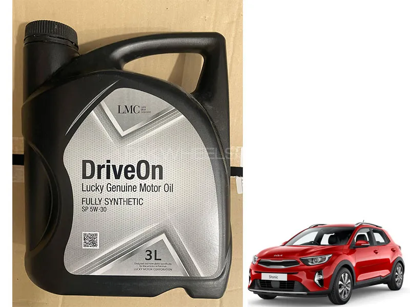 Kia Stonic Genuine DriveOn Fully Synthetic 5w 30 Engine Motor Oil 3 litre Image-1