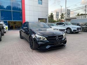 Mercedes W212R E63 AMG
Grade: 4.5
65000 Japan Driven
IMPORT: 2023 July 
Model: 2013
Donor Make: E-200
Model: 2011
Variant: 5.5L twin turbo 
Current Mileage: 70000km 
(Local Mileage 5000km driven)
Registration: Karachi 

SPECIFICATIONS:
*Stock Car
*E63-S plugs installed 
*PPF Coated
*Launch Control
*AMG Sports Suspension
*Parktronic System (PTS)
*Premium Sound System (Harmon Kardon)
*19 Inch wheels
*Brand new nankang tyres installed 
*All oils and filters just changed (including diff and transmission)
*Original mercedes E63-S amg brake pads just installed

Calling and Visiting Hours

Monday to Saturday 

11:00 AM to 7:00 PM