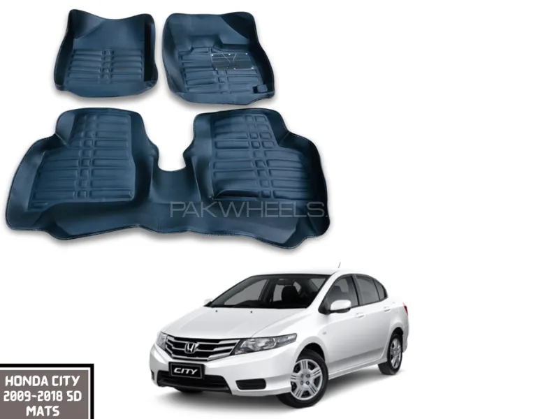 Premium Quality Customized 5D Car Floor Mats for Honda City 2010-2018 | Best Quality 5D Car Mats