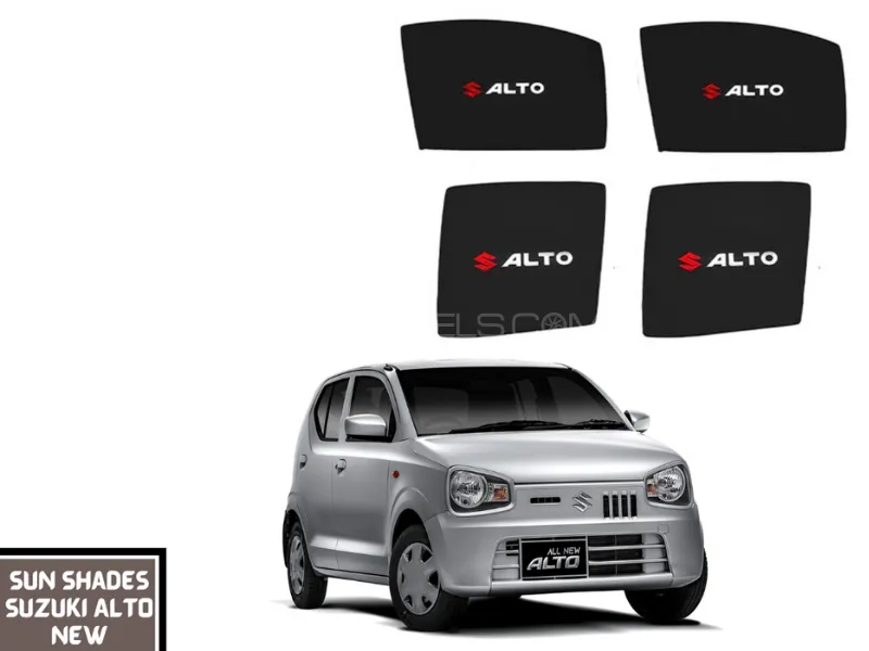 High Quality Suzuki Alto New 2018-2024  Car Window shades | Sun shades fabric | Car black sun shades Image-1