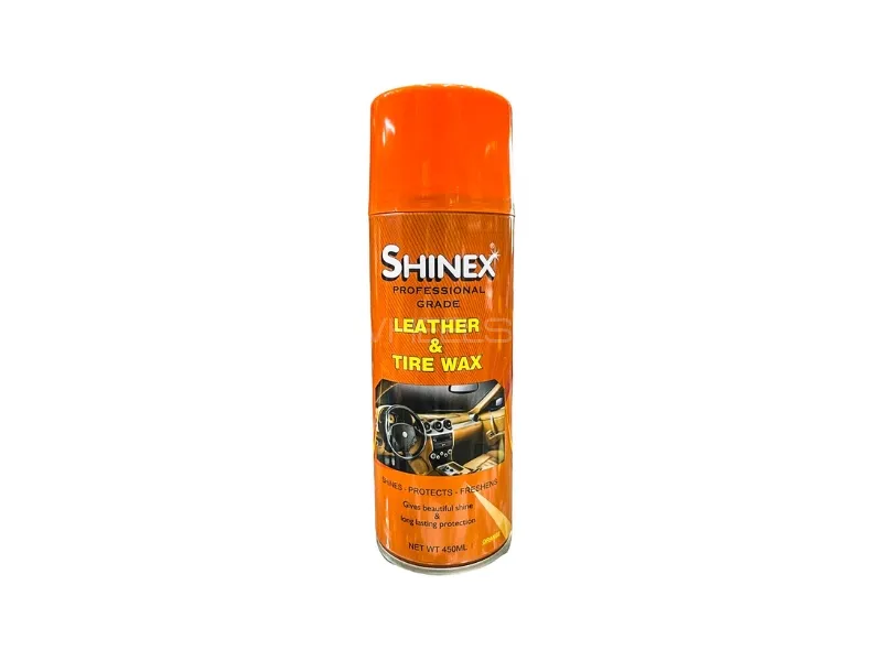 Shinex Leather And Tire Wax 450ML | Orange Image-1