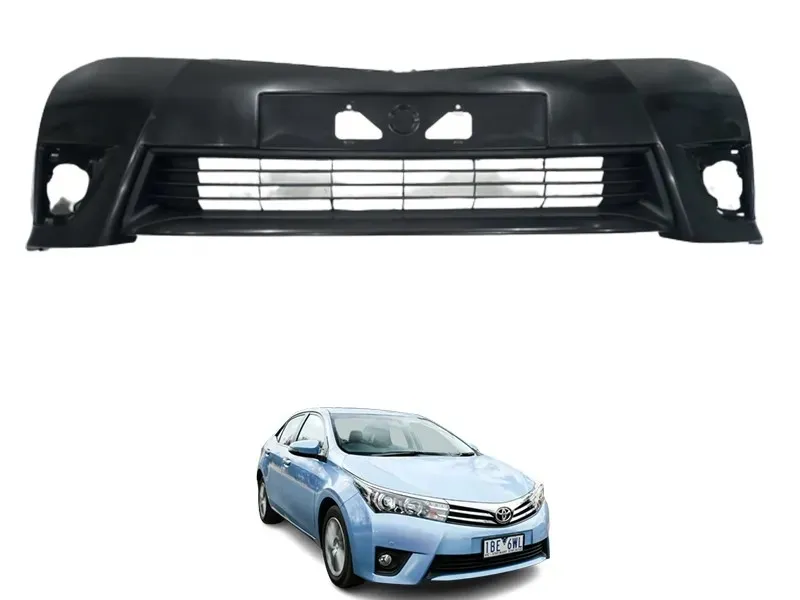 Toyota Corolla 2015-2020 SKI Front Bumper  SKI | Black Image-1