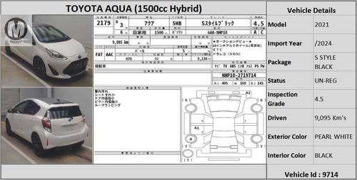 Used Toyota Aqua 2021