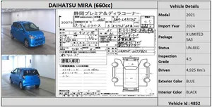 Daihatsu Mira 2021 for Sale