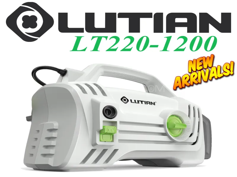 LUTIAN - LT220-1200 - ( CAR ) High Car Pressure Washer 100 Bar 1200 Watts Self Priming  Image-1