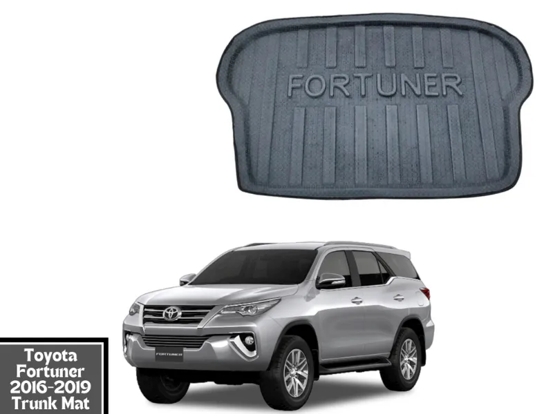 Best Quality Foam Material Toyota Fortuner 2016-2019 Trunk Mat | Trunk Tray for Toyota Fortuner Best Image-1