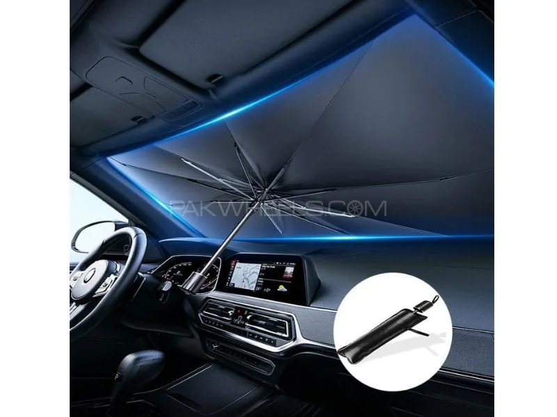 Premium High Quality Wind Shield Umbrella For Your Car  Image-1