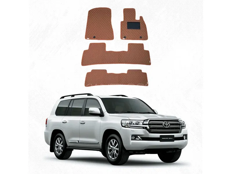 Toyota Land Cruiser 7D Floor Mat 3PCS - Model 2007-2015 | Fully Customized 7D Floor Mat Image-1