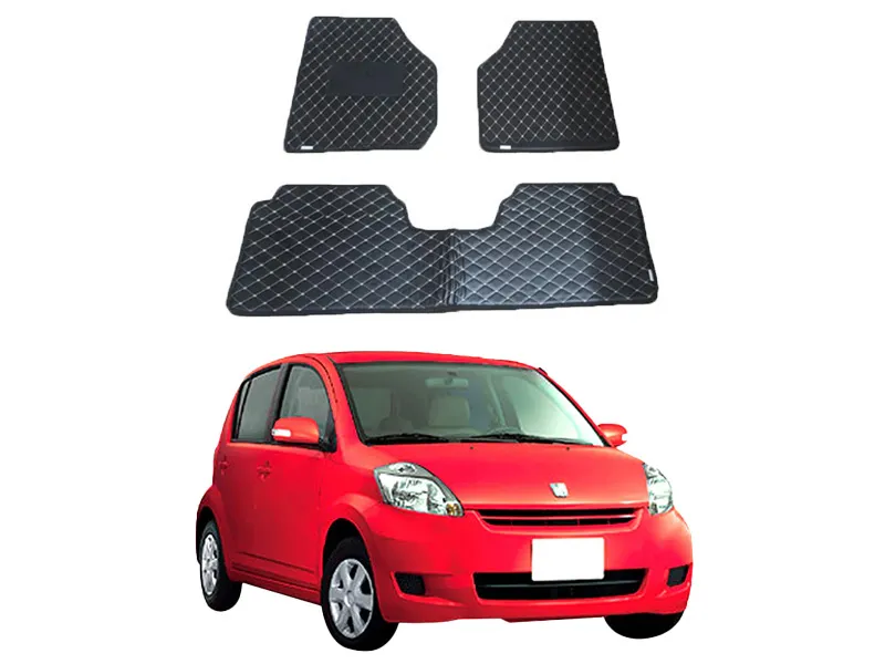 Toyota Passo 7D Floor Mat ( Flat Style ) - Model 2005-2010 | Fully Customized 7D Floor Mat Image-1