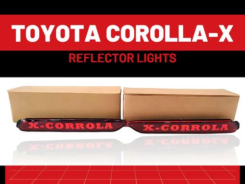 Toyota Corolla  X  Back Bumper LED Reflector Lights - 1Pair Toyota Corolla  X  Back Bumper LED Reflector Lights - 1Pair
