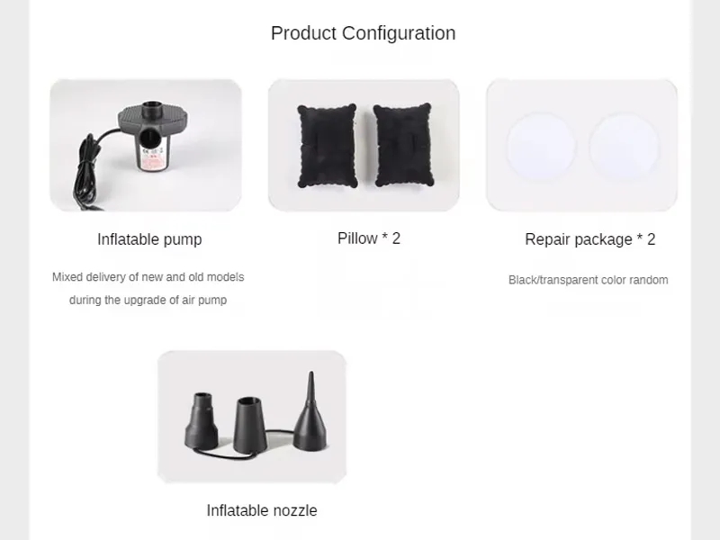 Universal Car Air Mattress Inflatable Bed In Car Outdoor Camping (Beige) Universal Car Air Mattress Inflatable Bed In Car Outdoor Camping (Beige) Image-6