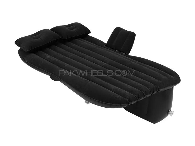 Universal Car Air Mattress Inflatable Bed In Car Outdoor Camping (Black) Image-1