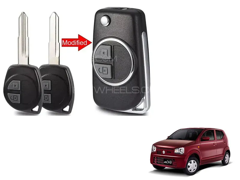 Suzuki Alto 2021-2024 Folding Knife Key | Key Case Image-1