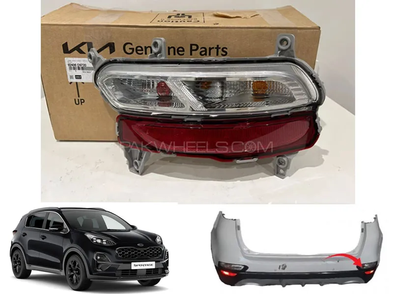 Genuine Light Right Backside Bumper for KIA Sportage 2019 to 2024 Image-1