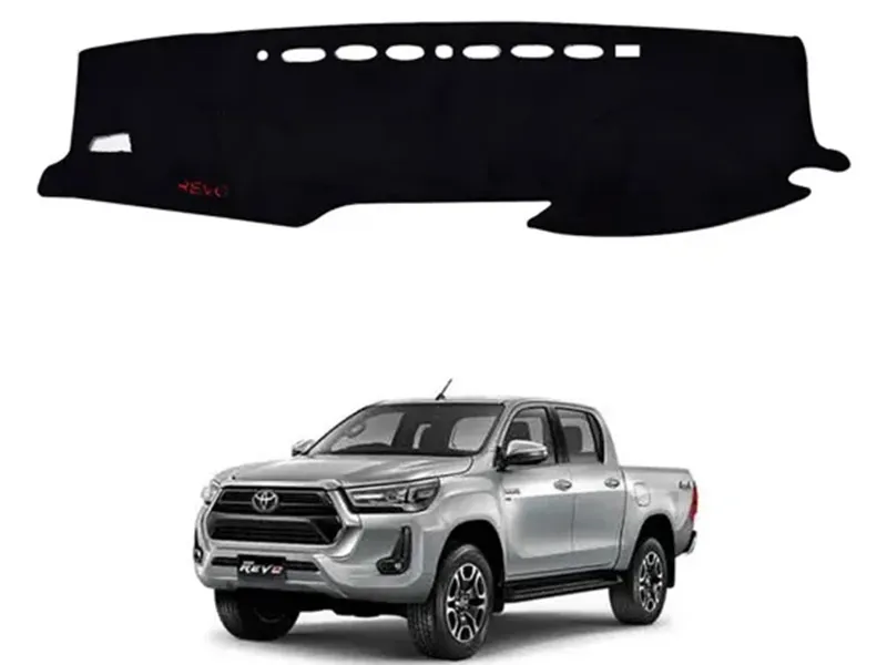 Toyota Hilux Revo 2016-2021 Velvet Dashboard Mat Image-1