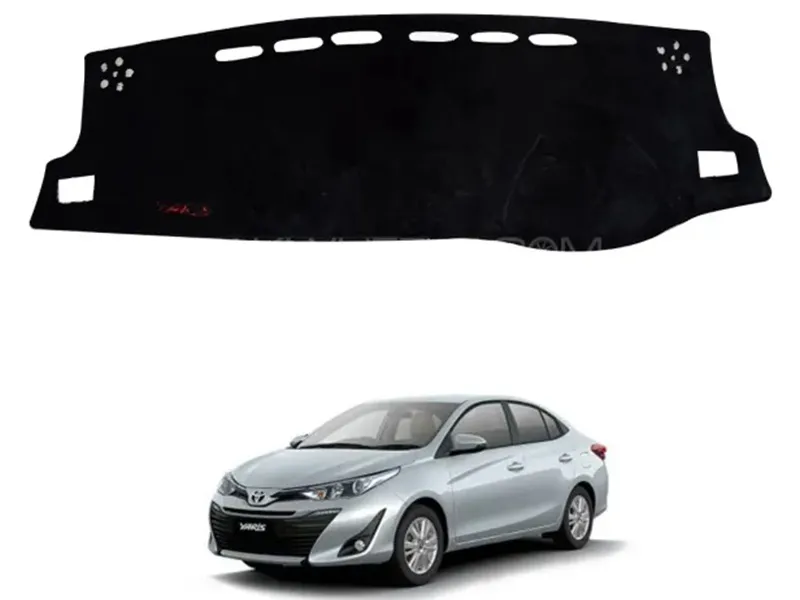 Toyota Yaris 2020-2024 Velvet Dashboard Mat Image-1