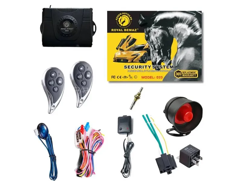 Universal Royal Bemaz Car Alarm Security System G33-R7 Image-1