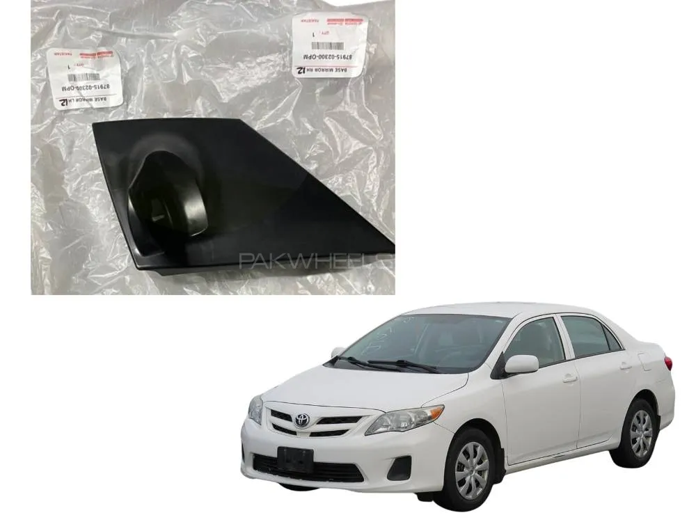 Toyota Corolla 2009-14 Side Mirror Base Lh Genuine  Image-1