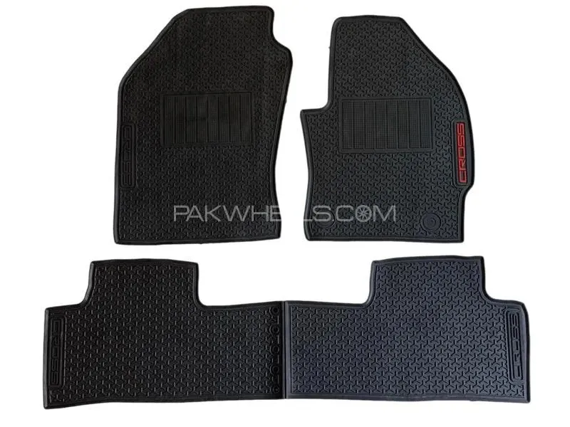 Toyota Corolla Cross 2021-2024 Latex Rubber OEM Style Floor Mats 