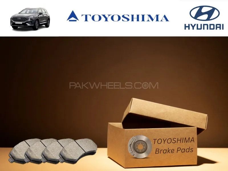 Hyundai Santa FE Toyoshima Front Brake Pads - Premium Brand Image-1