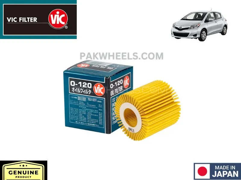 Toyota Vitz 2010-2015 VIC Oil Filter - Made in Japan Image-1