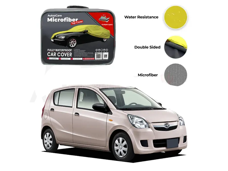 Daihatsu Mira Microfiber Top Cover Model - 2006-2018 Image-1