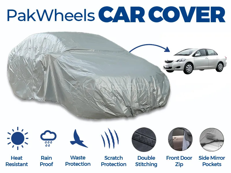PakWheels Top Cover For Belta Double Stitched PVC Cotton