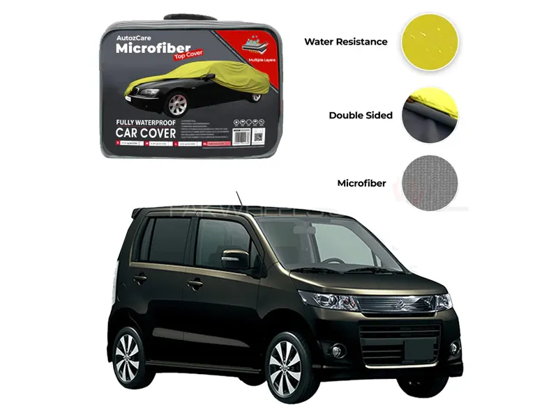 Suzuki Wagon R Stingray Microfiber Car Top Cover - Model 2012-2018 Image-1
