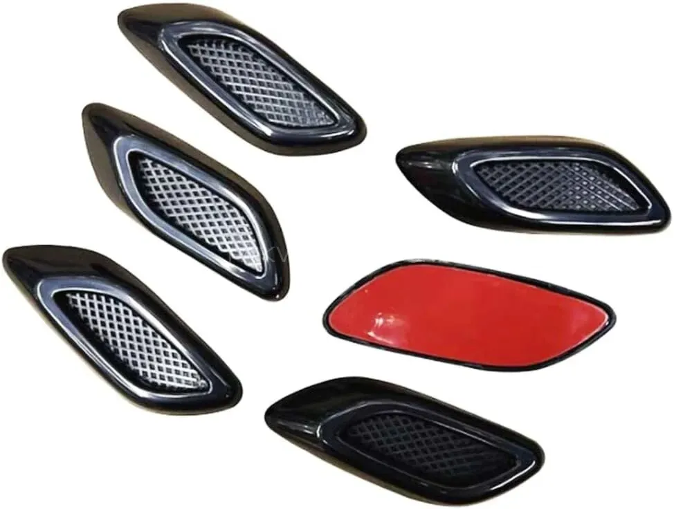 Upscale Car Side Vent Auto Air Flow Fender Intake Stickers Automobile Door Modification Decoration 6 Image-1