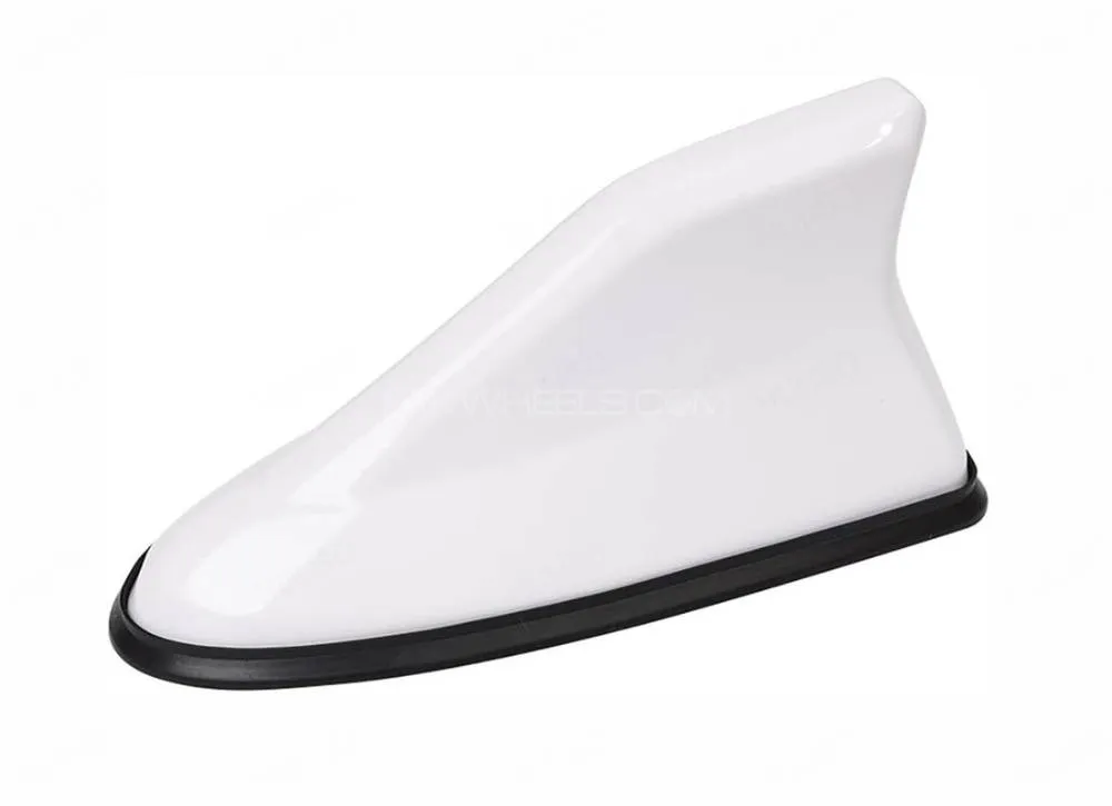 Universal Hybrid Aero Shark Fin Antenna - White Image-1