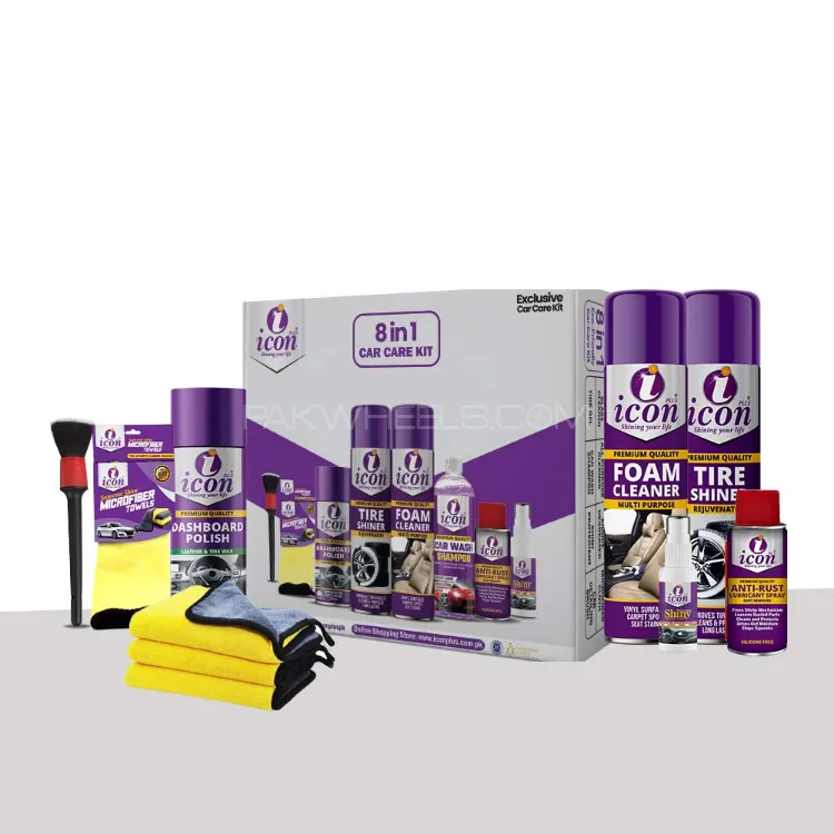 Icon Plus 8 In 1 Exclusive Car Care Kit Image-1