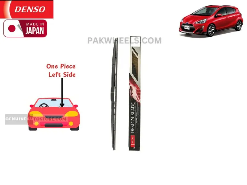 Toyota Aqua 2014-2017 Denso Wiper Blade - 2 Pcs Set - Made in Japan Image-1