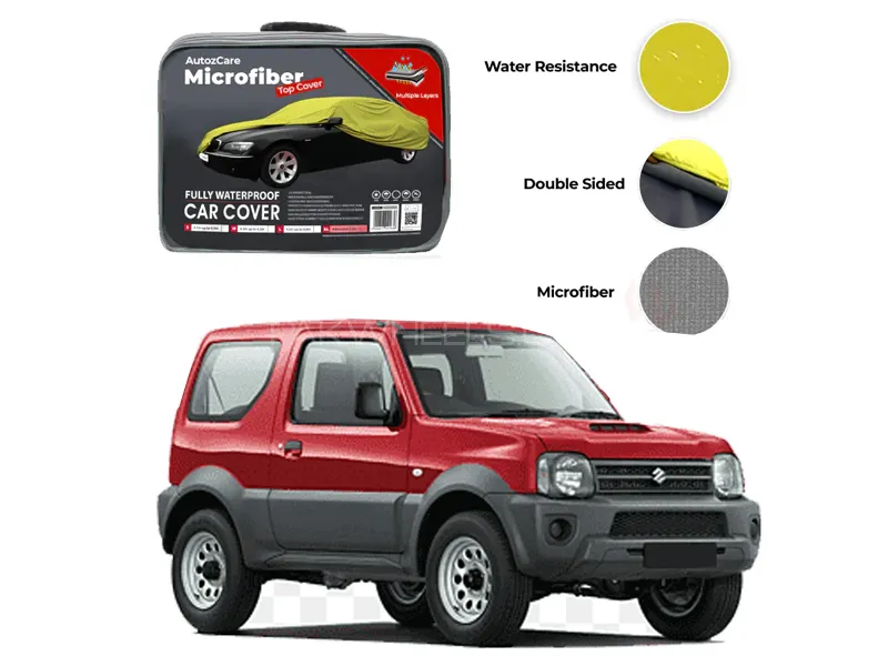 Suzuki Jimny Microfiber Car Top Cover - Model 1998-2018 Image-1