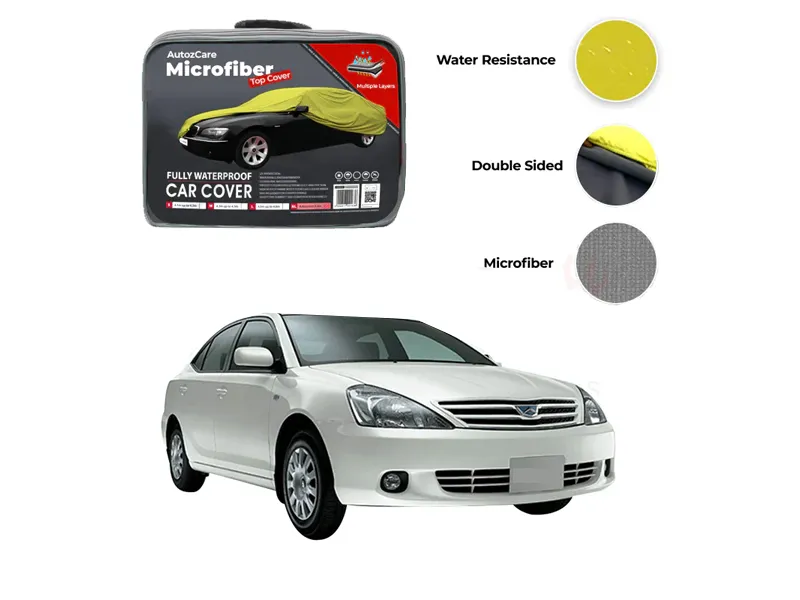 Toyota Allion Microfiber Car Top Cover Model - 2001-2006 Image-1