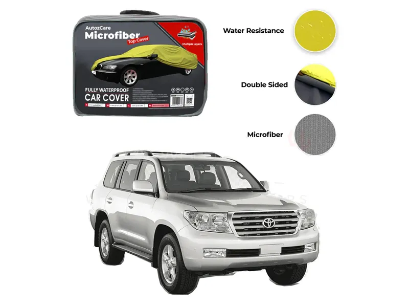Toyota Land Cruiser Microfiber Car Top Cover - Model 1998-2007 Image-1