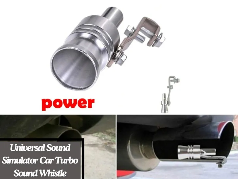 Universal Sound Simulator Car Turbo Sound Whistle | Vehicle Refit Device Exhaust Pipe Turbo Sound Image-1