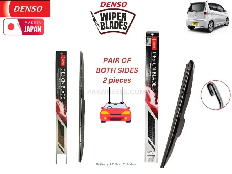 Mitsubishi Ek Custom 2012-2018 Denso Wiper Blade Set - Made in Japan